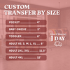 Custom DTF Transfers by Size