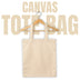 Heavy Canvas Tri-Color Tote Bags
