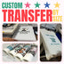 Custom DTF Transfers by Size