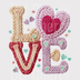 Pink Gingham LOVE & Bows DTF Transfer - Trendy Coquette Valentine Print