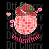 Howdy Valentine Western DTF Transfer - Pink Cowboy Hat Ready to Press