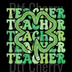 Stacked Teacher Shamrock DTF Transfer - St. Patrick’s Day Ready to Press