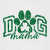 Dog Mama Shamrock DTF Transfer - St. Patrick’s Day Dog Mom Ready to Press
